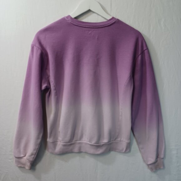 MTV Purple Ombré Long Sleeve Crew Neck Sweatshirt - Picture 8 of 9